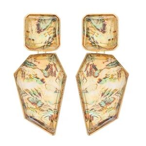 Zara Chandelier Gold Earrings